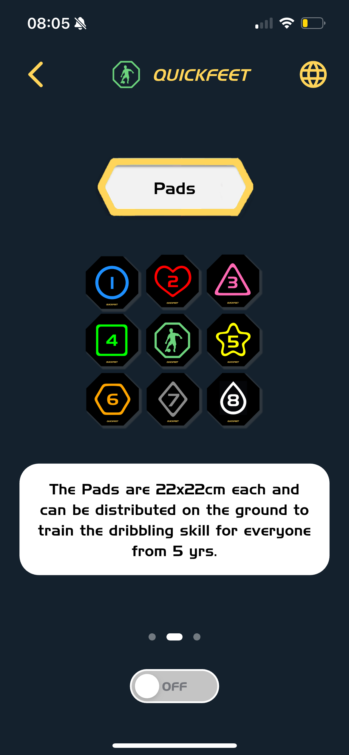 QUICKFEET Dribble pads